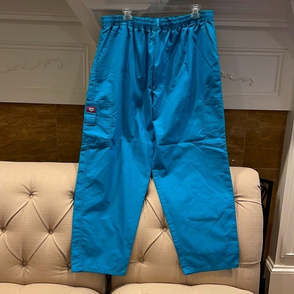 Sherly Pants - Sherly Teal scrub pants with elastic waist Sz 2XL